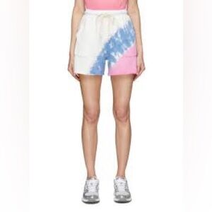 Electric & Rose Blue and Pink Tie-Dye Athletic Shorts‎ Size Large EUC